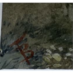 Attrib. Myles Birkett Foster (British 1825-1899): A Bunch of Clover, watercolour signed with monogram 24cm x 35cm