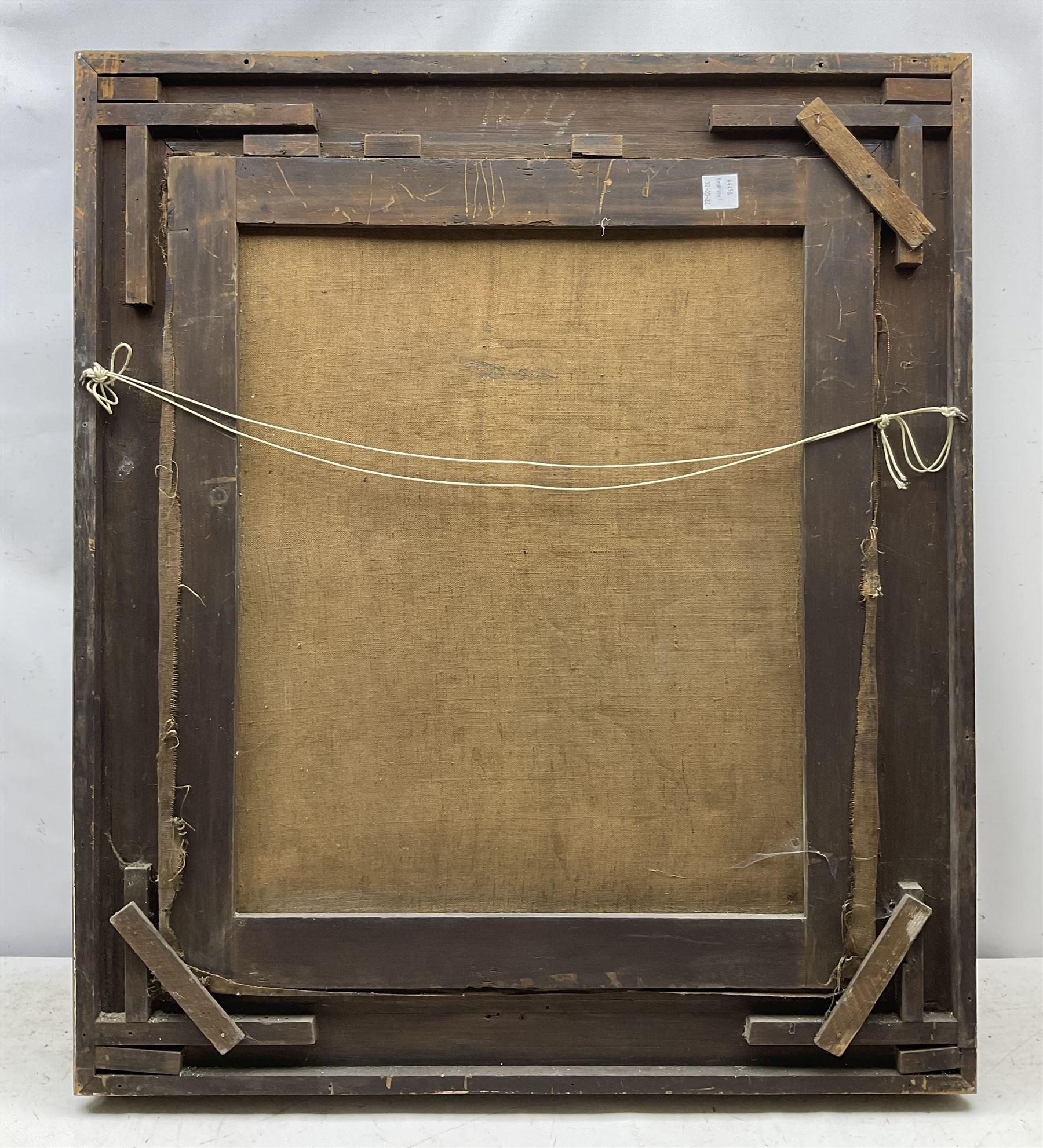 English School (Early 19th century): Half Length Portrait of a Regency Period Gentleman, oil on canvas unsigned, housed in moulded gilt frame with cartouche corners 75cm x 62cm 