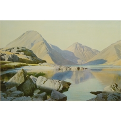  Clear Evening Watwater and Ullswater from Gowbarrow Fell, pair framed prints after William Heaton Cooper (British 1903-1995)43.5cm x 65cm (2)  