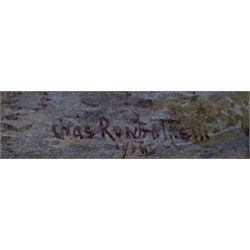 Thomas Charles Leeson Rowbotham (British 1823-1875):'Bolsena Italy', gouache and watercolour signed and dated 1853, 12cm x 18.5cm