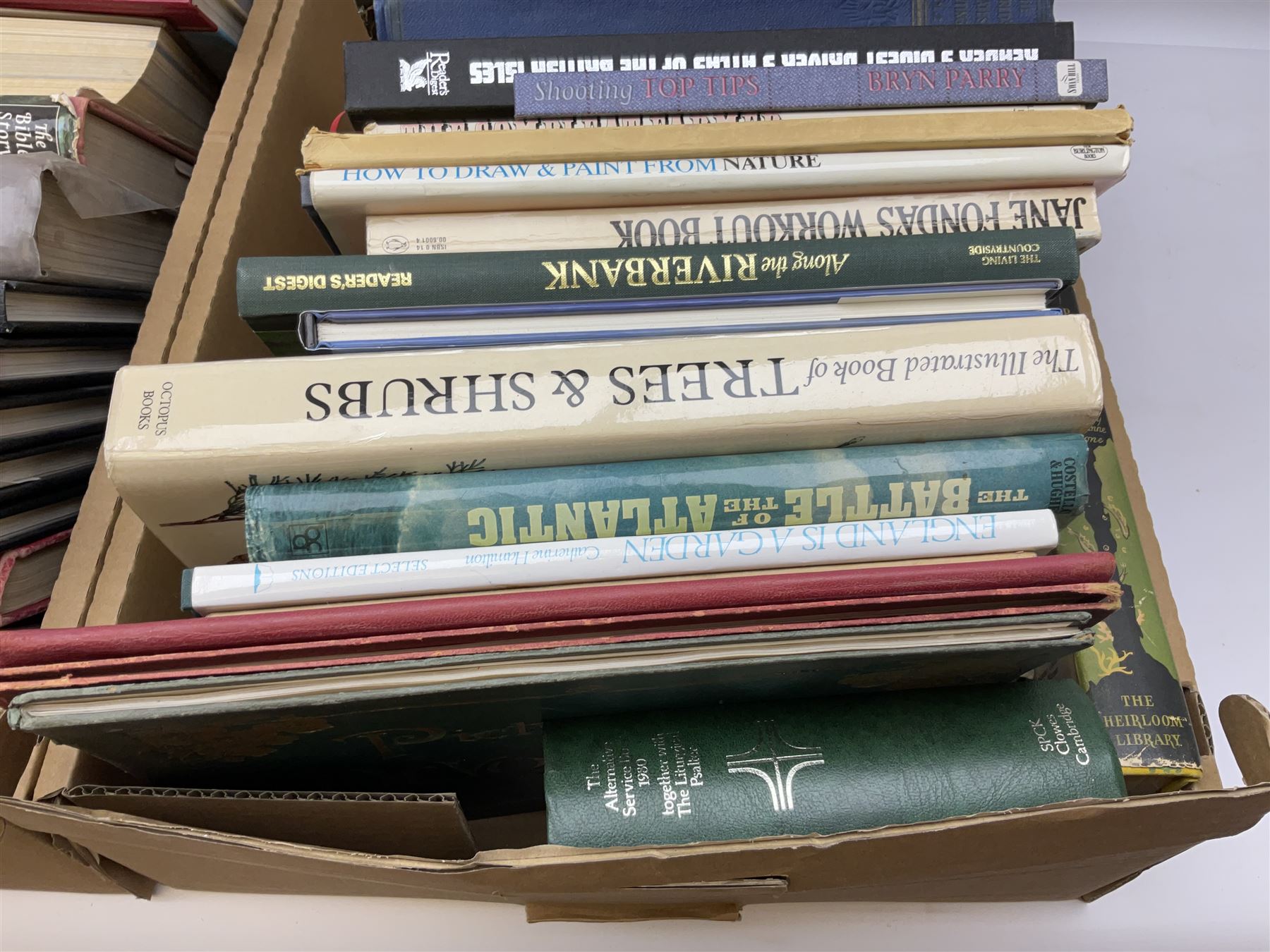 Collection of books, to include British Birds by F.B Kirkman and F.C.R Jourdain, five volumes of Time Life The Seafarers, books on embroidery etc, in four boxes 