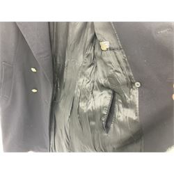 French Gendarmerie greatcoat, bears label for 'Maitre-Tailleur F.M. Barronnier 52 Chaumont 13 Rue Ferrer'; and French greatcoat (Indochine Period Vietnam 1947/1953)