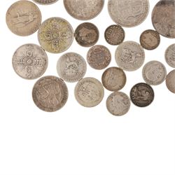 Approximately 180 grams of Great British pre-1920 silver coins
