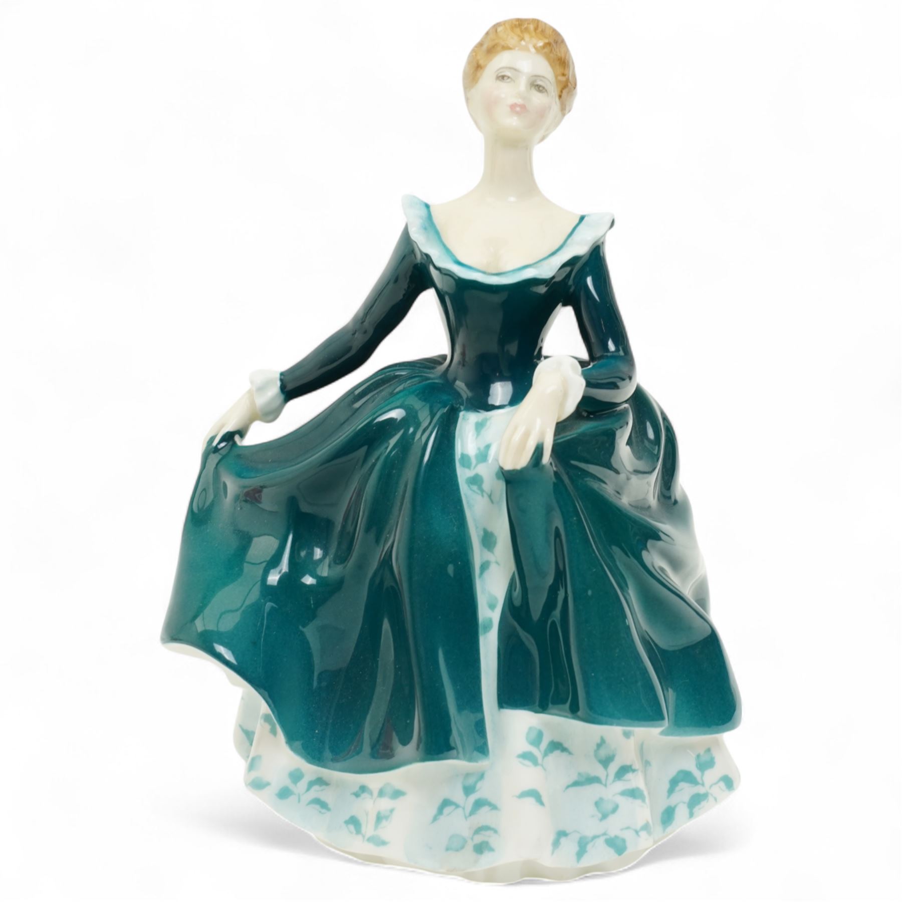 Collection of nine Royal Doulton figures, comprising 'Top o' The Hill' HN1834, 'Goody Two Shoes' HN2037, 'A Child From Williamsburg' HN2154, 'Spring' HN1885, 'Valerie' HN2107, 'Janine' HN2461, 'Bunny' HN2214, 'Peggy' HN2038 and 'Penelope' HN1901 (9)