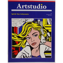  'M-Maybe he became ill and couldn't leave the studio', colour lithograph pub. Artstudio, Paris 1991, signed in felt tip pen by Roy Lichtenstein (American 1923-1997) 27cm x 20.5cm unframed  