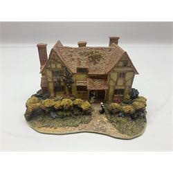 Twelve Lilliput Lanes, including the full Helen Allingham Collection, Chalfont St  Giles, Midhurst, Great Wishford and Witley and from the Blaise Hamlet Classics Collection, Circular Cottage, Dial Cottage, Double Cottage etc, all with original boxes 