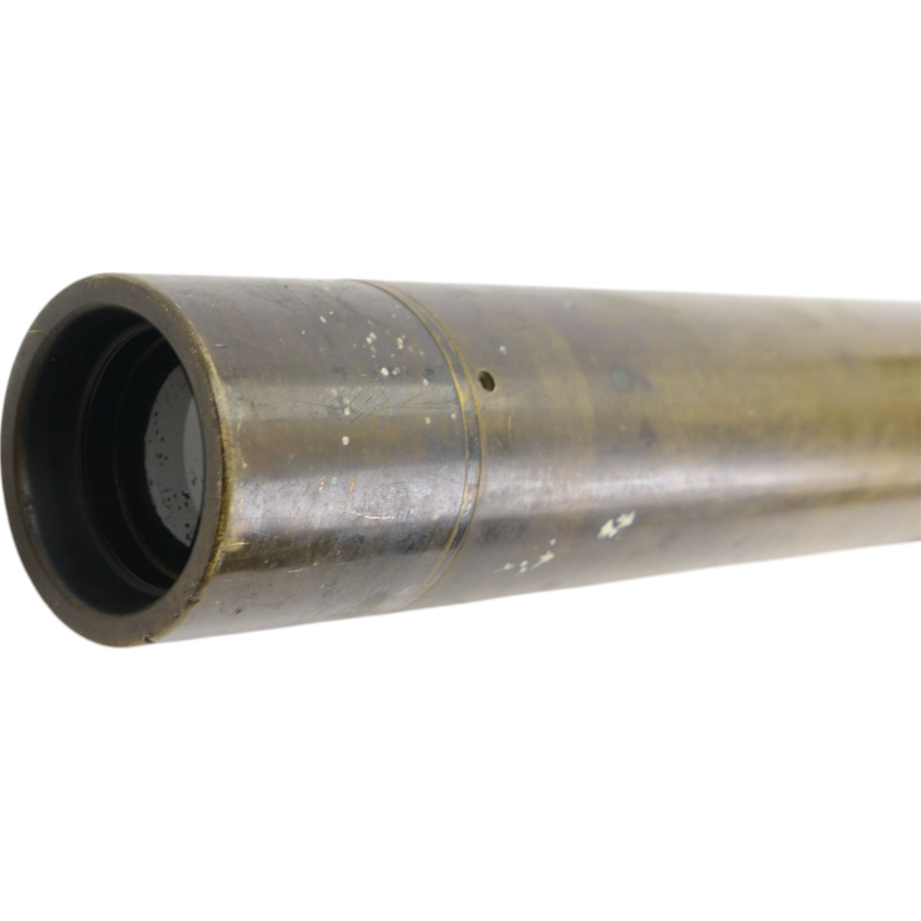  Ottway & Co military sighting scope in a case inscribed 'W.Ottway & Co Ltd 1916 Power 6', together with another Ottoway sighting scope 
