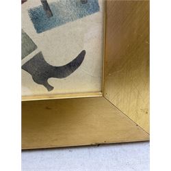 Vladimir Vasilyevich Lebedev (Russian 1891-1967): Walking Lady, lithograph 20cm x 28cm