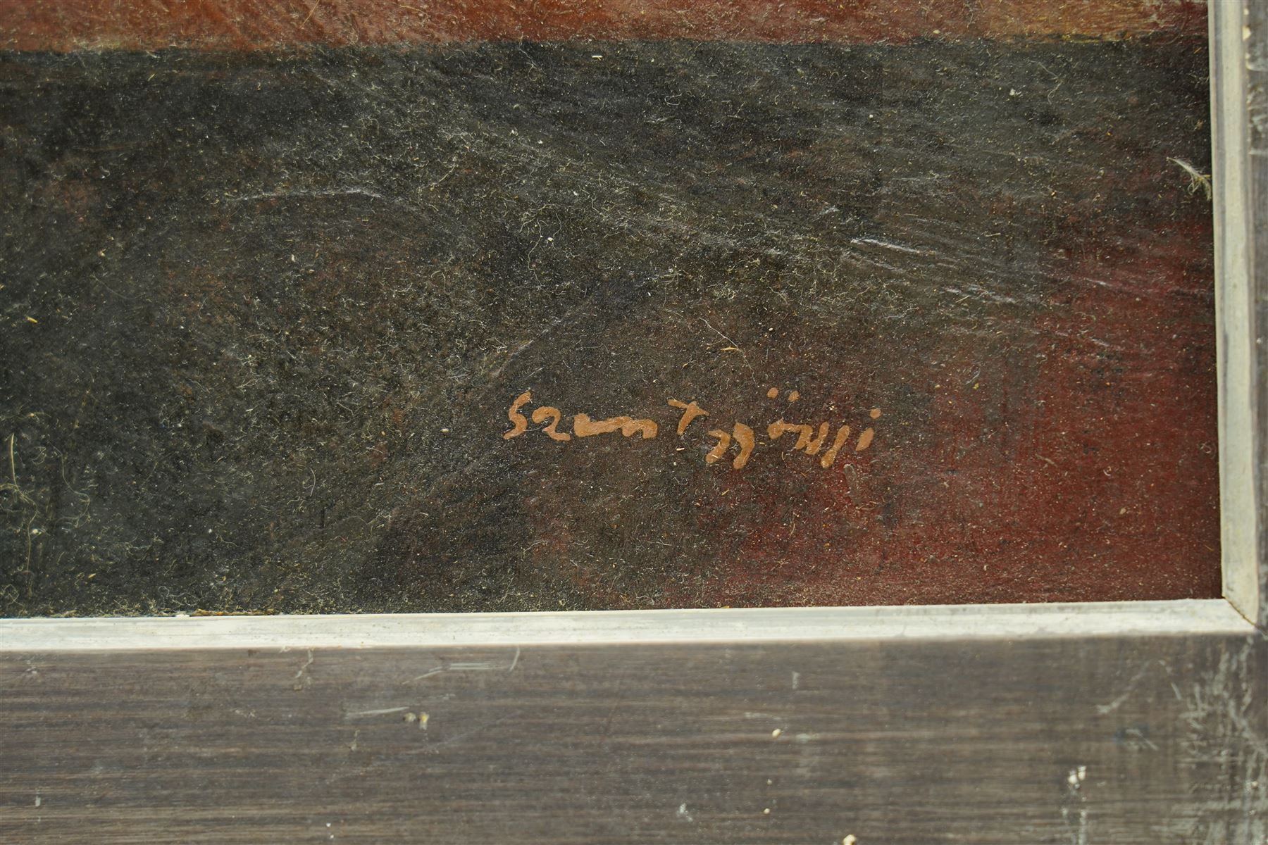 Continental School (20th century): Abstract with Overlapping Discs, pair of oils on board indistinctly signed 38cm x 48cm (2)