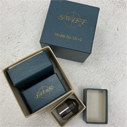 Swift telescope model no.831, D=77mm F=1000mm, serial no.713027, on Charles Frank tripod with additional eyepiece L107cm H138cm