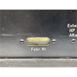 1950s Telefunken Deutschland TFK Model 2663WK radio in mahogany case with Bakelite knobs, Rees Mace Marine walnut cased radio, W50cm H34cm D26cm, together with 1955 Kolster-Brandes KB LR10FM radio and Hacker Mayflower II radio (4)