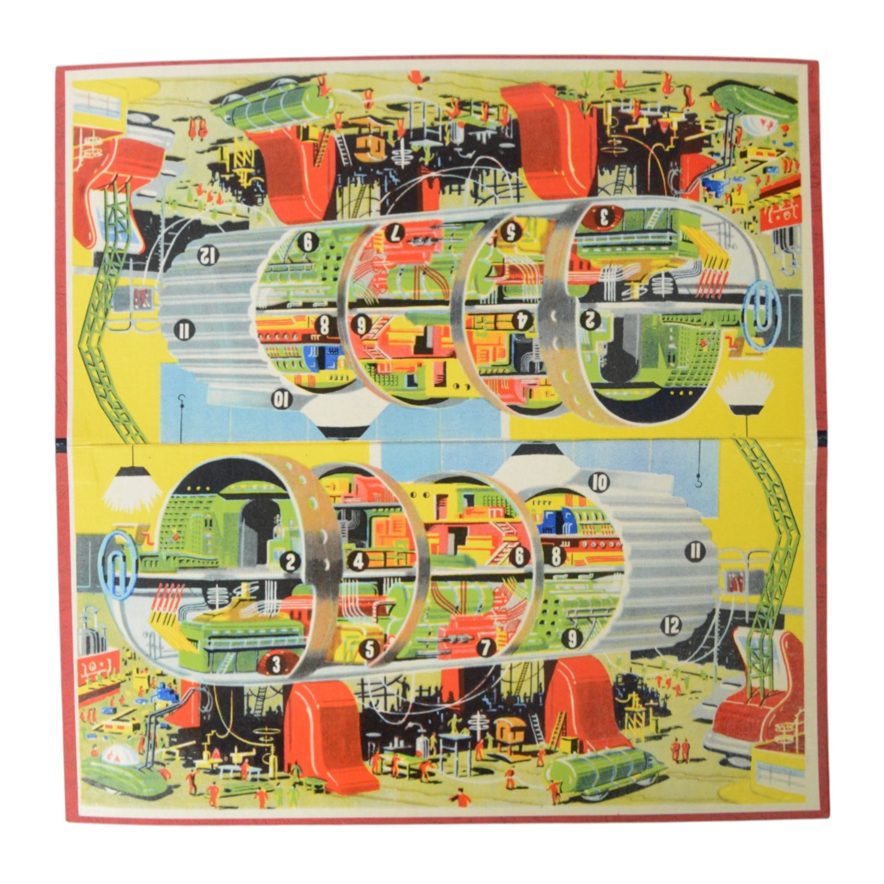 Chad Valley Dan Dare Spaceship Construction Game, boxed