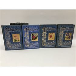 Hulme, F. Edward; 'Familiar Wild Flowers' with coloured plates, five volumes, together with Hulme, F. Edward; 'Familiar Garden Flowers' described by Shirley Hibberd with coloured plates, five volumes, each with coloured title labels 