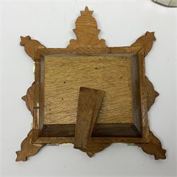 Mother of pearl nativity scene, together with mother of pearl box, shell and carved shell