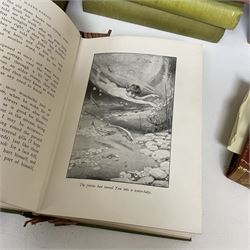 Kingsley, Charles; The Water-Babies, with coloured plates illustrated by Arthur A. Dixon, published by Ernest Nister, together with other predominantly cloth bound books including Shakespeare, Charles Dickens, Emerson’s Mechanics, etc