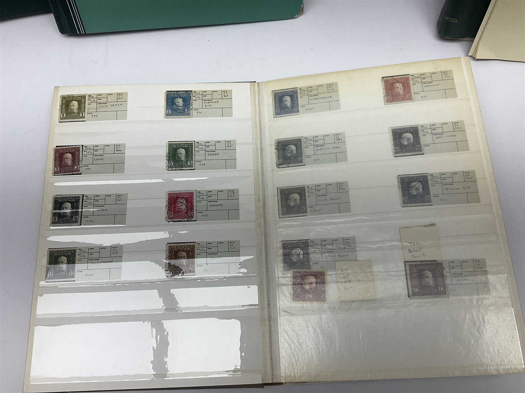 Queen Elizabeth II Great British first day covers with special postmarks and printed addresses, other covers, QEII used postage stamps, Basutoland, Southern Nigeria and other world stamps, housed in various albums, stockbooks, folders and loose, in one box