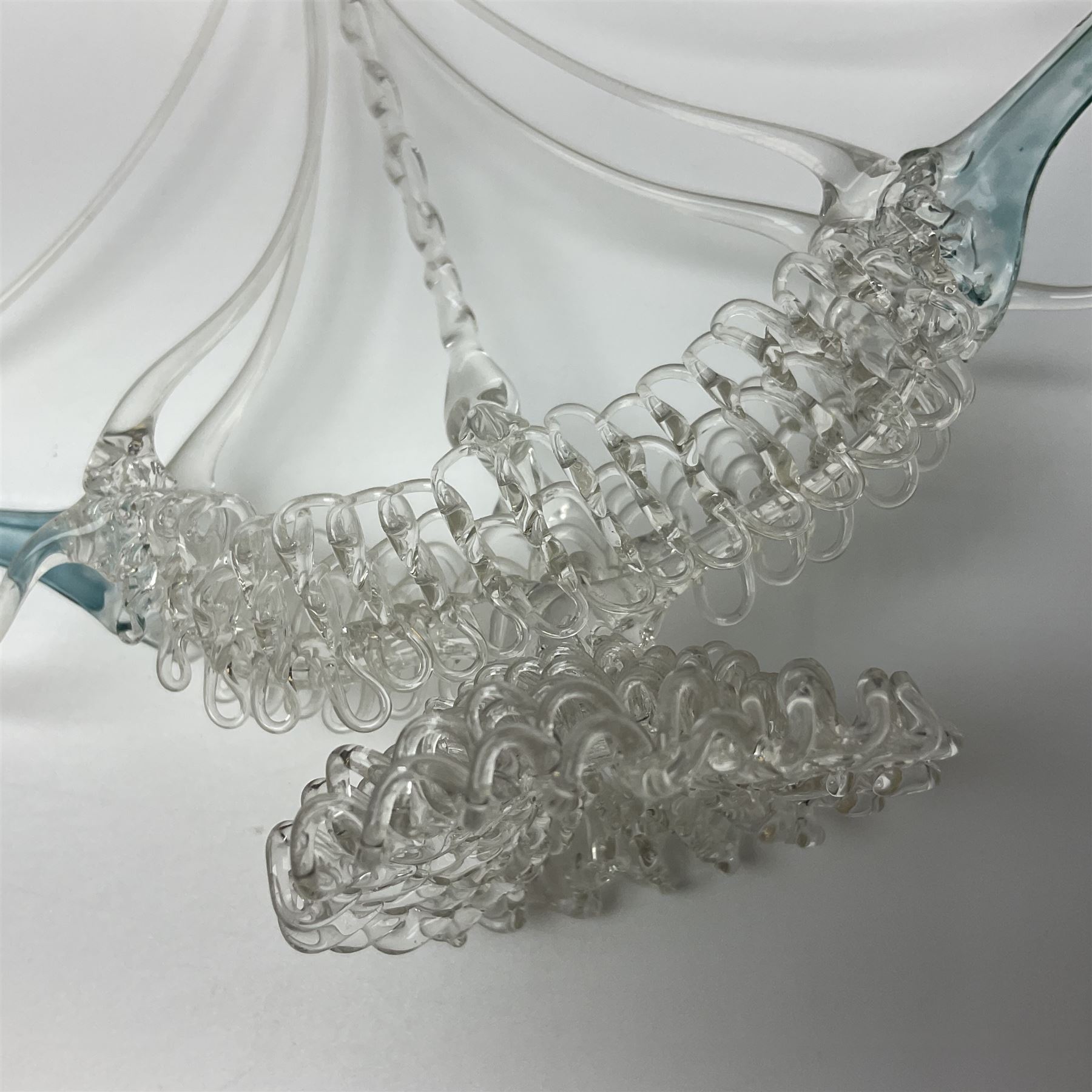 Large collection of hand-blown glass animals and figures, to include fish, birds, cats, dogs, monkeys etc