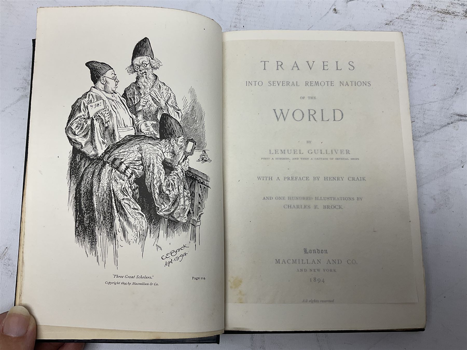 'The Little Flowers of Saint Francis of Assisi', translated by trans Sir Thomas Walker Arnold, Irving, Washington ; 'The Legend of Sleepy Hollow', illustrated my Keller, Arthur, Swift, Jonathan: 'Gulliver's Travels', illustrated by Charles Brock, 'Swiss Family Robinson' translated by Mrs H.B Paull and other books