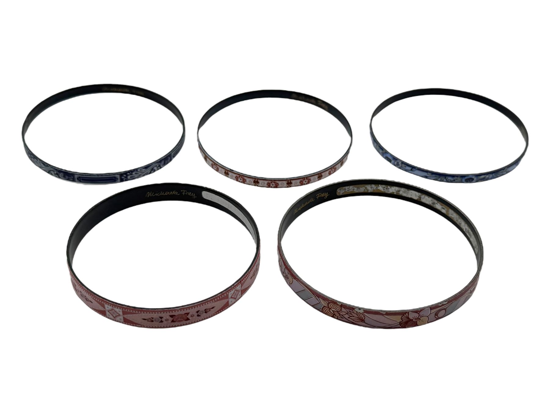 Collection of jewellery, including bone necklace, silver-gilt garnet ring, enamel fox cufflinks, Michaela Frey bracelets, etc