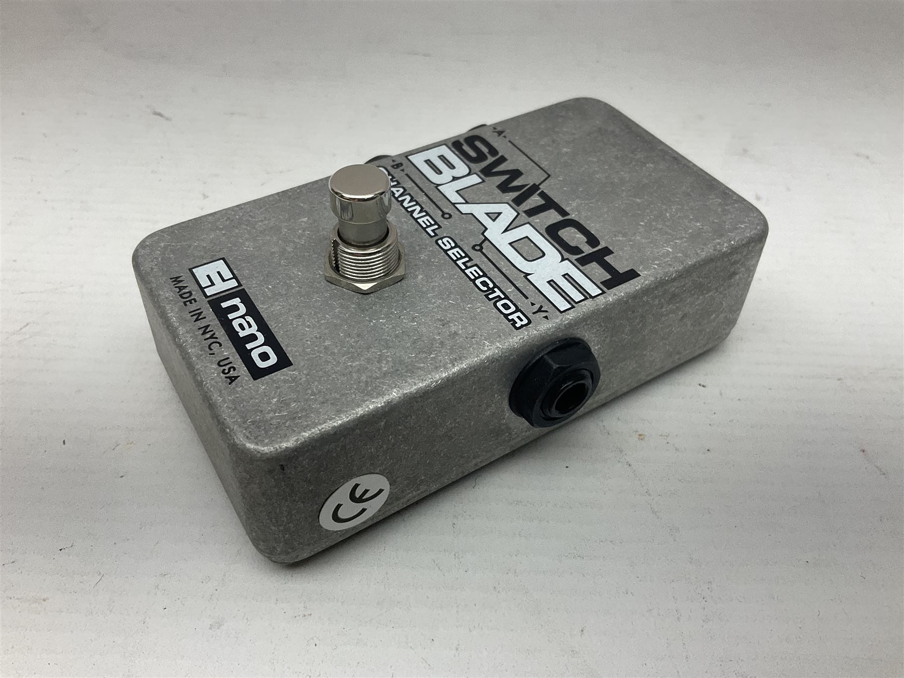 Electro Harmonix Nano Holy Grail guitar pedal and an Electro Harmonix Switch Blade channel selector