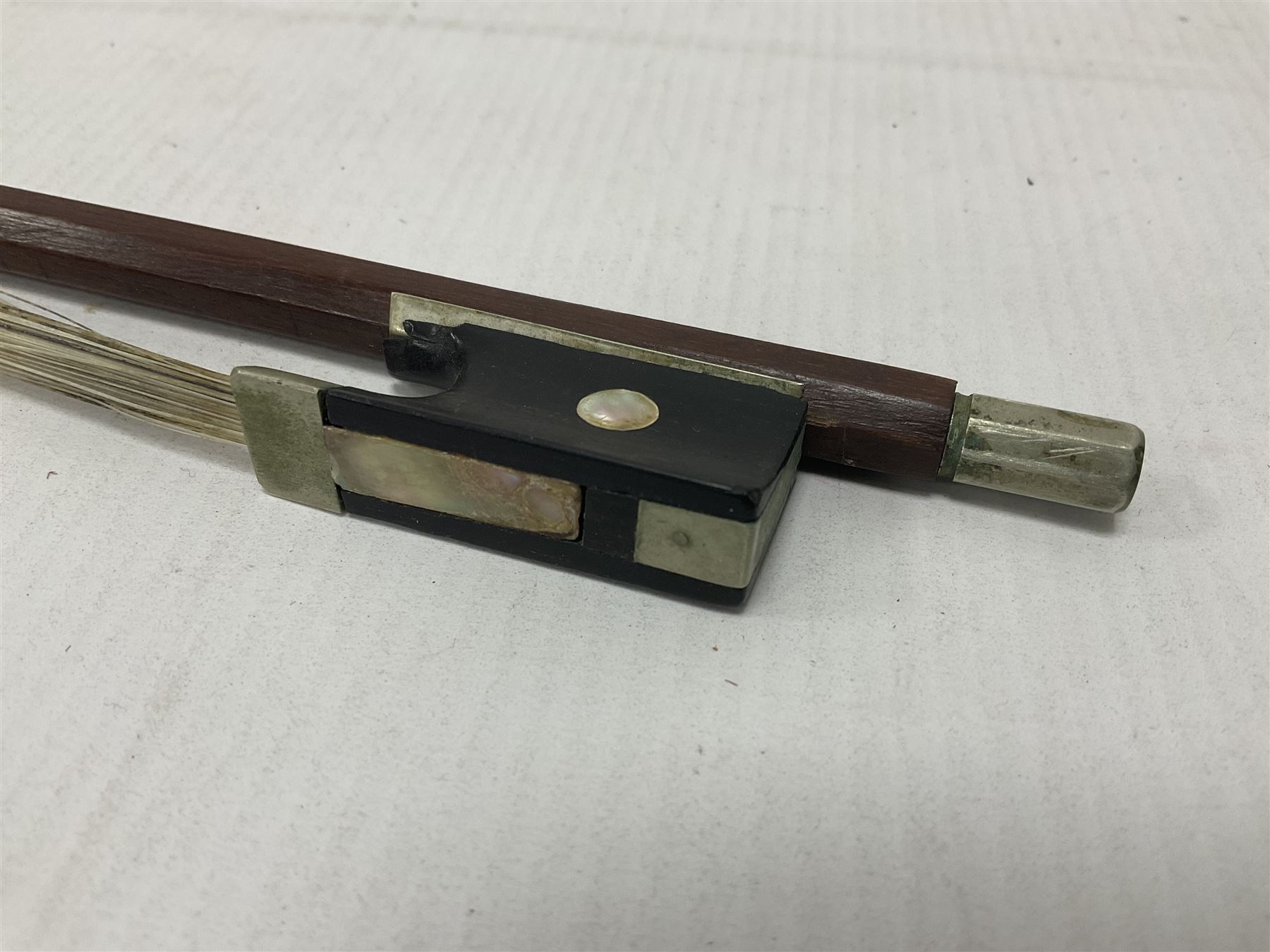 Wooden violin bow