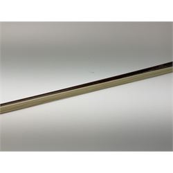 French Mirecourt violin c1920s with 36cm one-piece maple back and ribs and spruce top, labelled Jermone Thibouville-Lamy, L59cm, in fitted carrying case with German bow and 1984 valuation certificate by Frome Valley Music