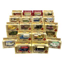 Forty-five 1980's Days Gone/ Lledo Promotional die-cast models, together with ten Days Gone/ Lledo RDP Public Transport Series, all boxed (55)