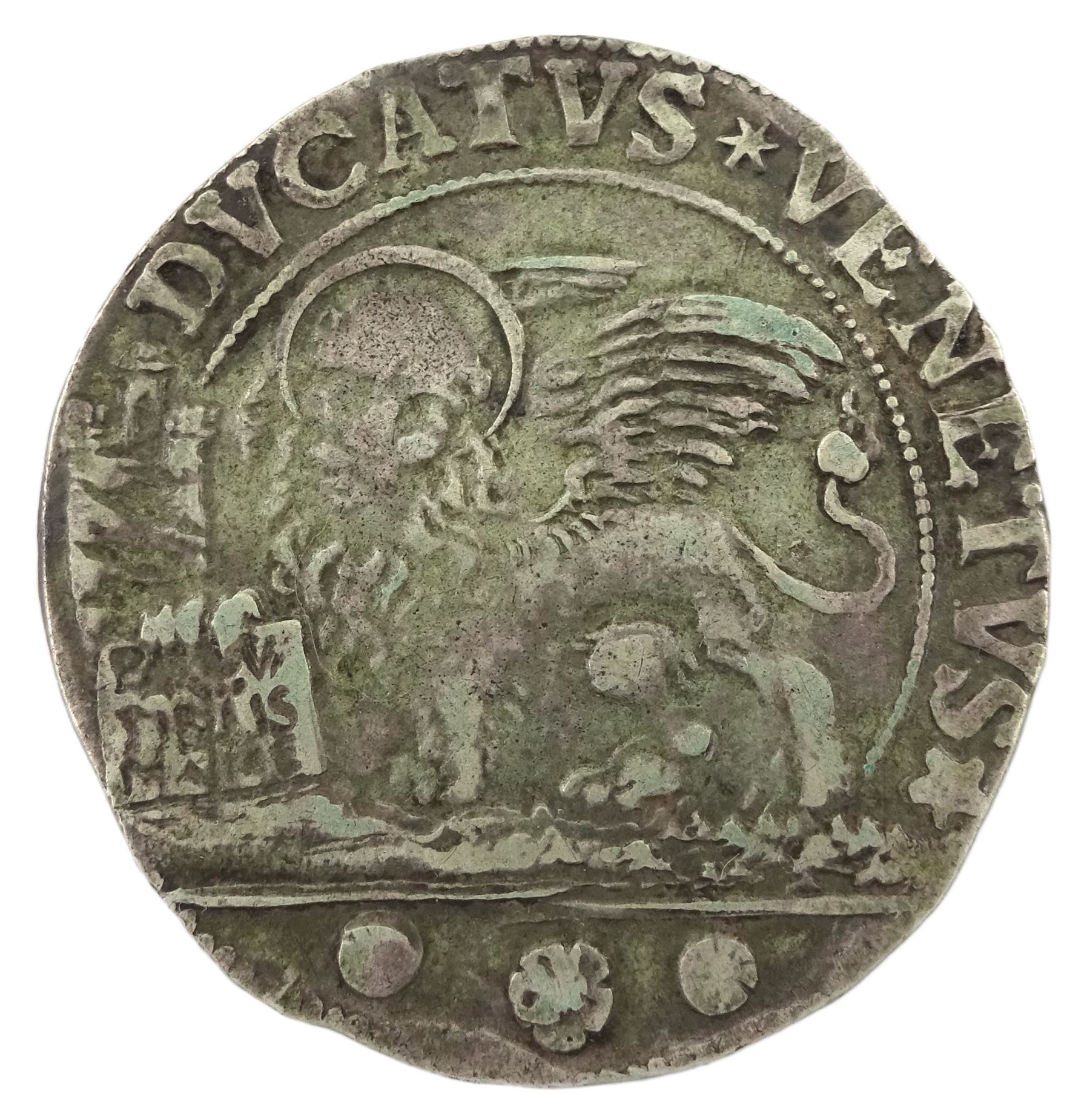 Italian States, Venice, (1735-41) silver ducato coin, initials Z F ...