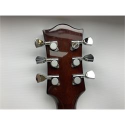 Westfield sunburst Les Paul style six-string electric guitar with ivory coloured trim L101cm; with Sunn ST-15 amplifier, serial no.VK-112435 (2)