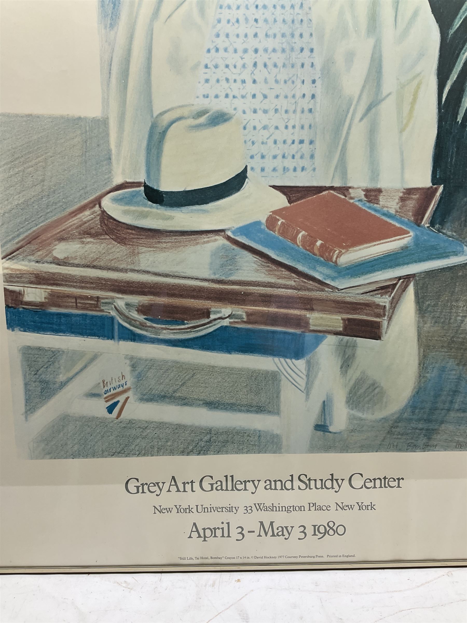 David Hockney (British 1934-): Exhibition poster 