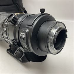 Nikon ED 'AF-S Nikkor 200-400mm 1:4G' lens, serial no 300970, with case