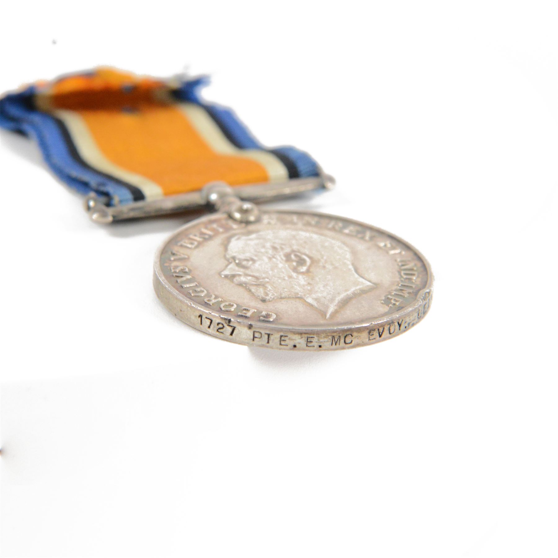 Collection of WWI medals, including, Victory medal and two War medals, all awarded to different persons, together with Special Constabulary medal with The great war 1914-18, Long Service 1929 and Long Service 1940 claps and one other medal
