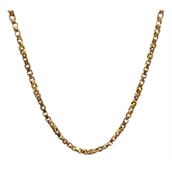 9ct gold box chain necklace hallmarked 9gm