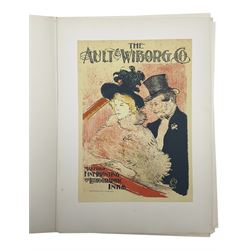 Rotzler, Willy - 'Affiches de Henri de Toulouse-Lautrec - Dix reproductions en couleurs', book containing ten colour Toulouse-Lautrec lithographs, pub. 1946 by Bale, unbound with loose plates, plates max 33cm x 24cm