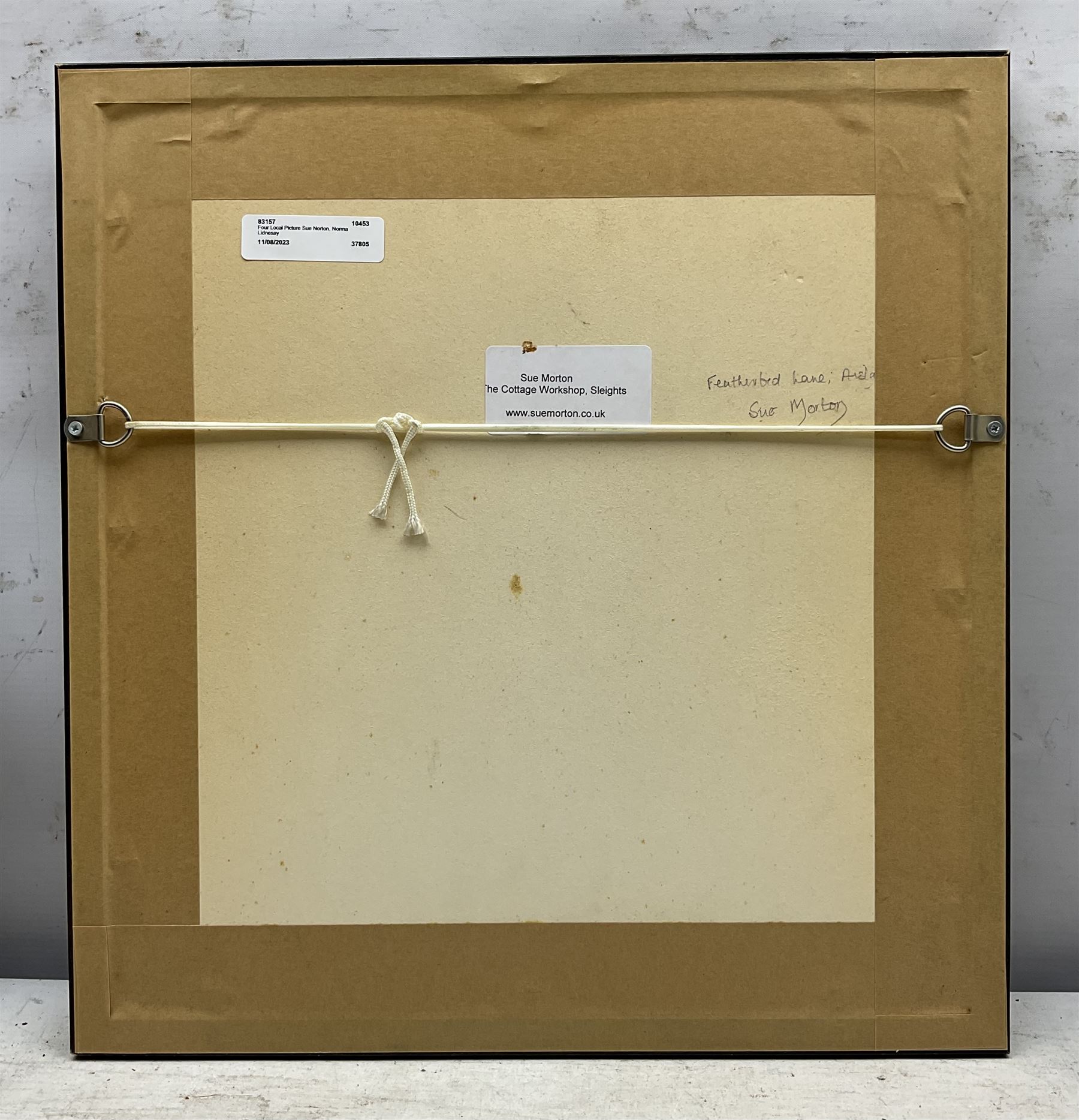 Norma Lindsay (Northern British 20th Century): Whitby Woodland Scenes, three watercolours signed max 33cm x 23cm; Sue Morton (British 20th Century): 'Featherbed Lane - Aislaby', watercolour signed, titled verso 20cm x 19cm (4)