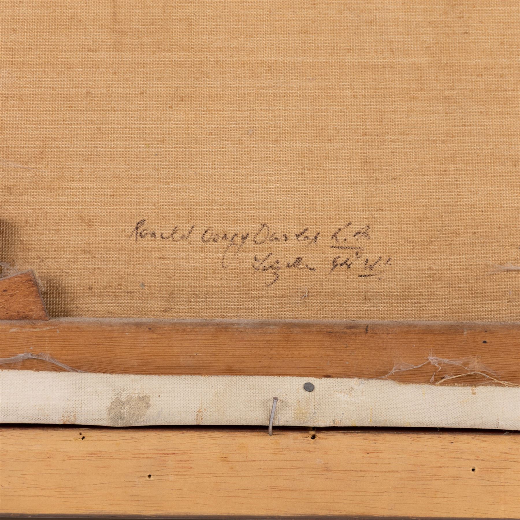 Ronald Ossory Dunlop (British 1894-1973): Figure in the Garden, oil on canvas signed 50cm x 40cm 
Provenance: private collection, purchased David Duggleby Ltd  13th June 2011 Lot 159