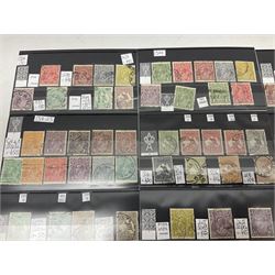 Australian stamps with various Kangaroo issues including used two pounds, King George V Silver Jubilee and other issues etc, housed on stockcards 