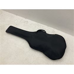 Fender Squier Strat Affinity six-string electric guitar with 20th anniversary plaque verso, serial no.CY20815325 L99cm; in soft carrying case