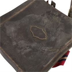  William Evans St James Street London leather cartridge bag, together with leather cased  cartridge holder 