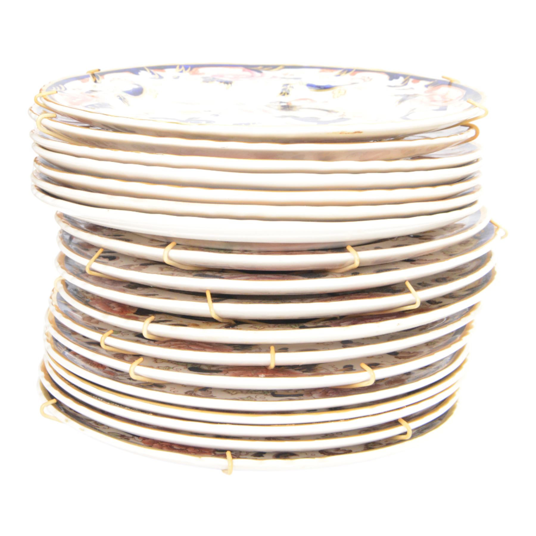 Collection of Mason Mandalay pattern ceramics, to include teapot, jugs, serving bowl, plates etc  