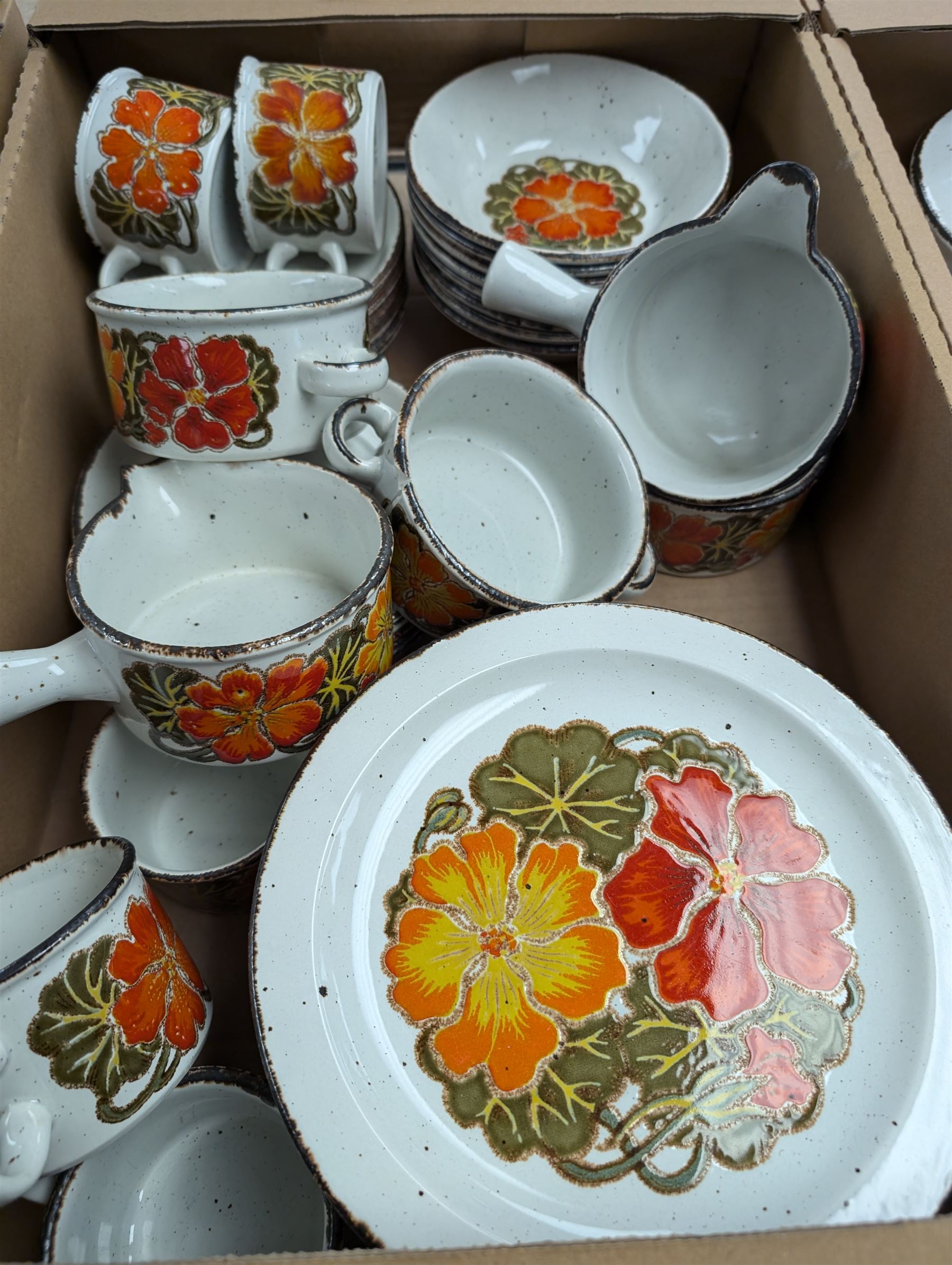 Midwinter Stonehenge dinner and tea wares, including cups, bowls, plates, etc