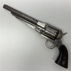 Remington Richmond Virginia .44 six-shot army revolver, the 20cm(8