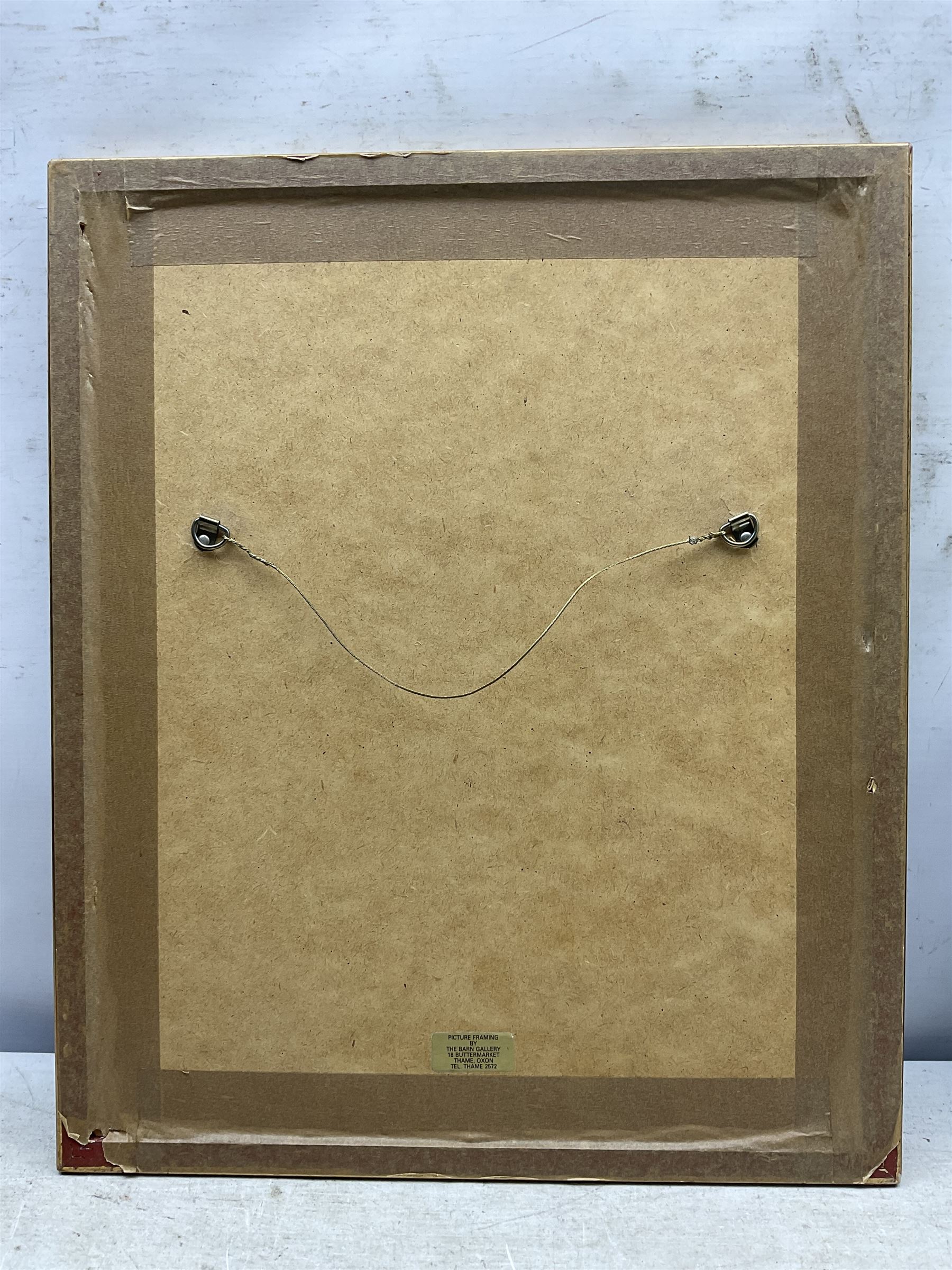 After Edgar Degas (French 1834-1917): 'La Classe de Danse', chalcograph engraving, with Musee De Louvre blindstamp, 33cm x 29cm 