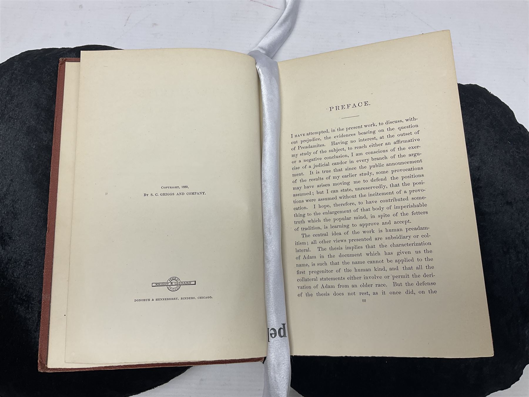 The Living Races of Mankind, two volumes, together with Alexander Winchell; Preadamites or a Demonstration of The Existence of Man before Adam and Edward B Taylor; Anthropology an introduction to the Study of Man and Civilization 