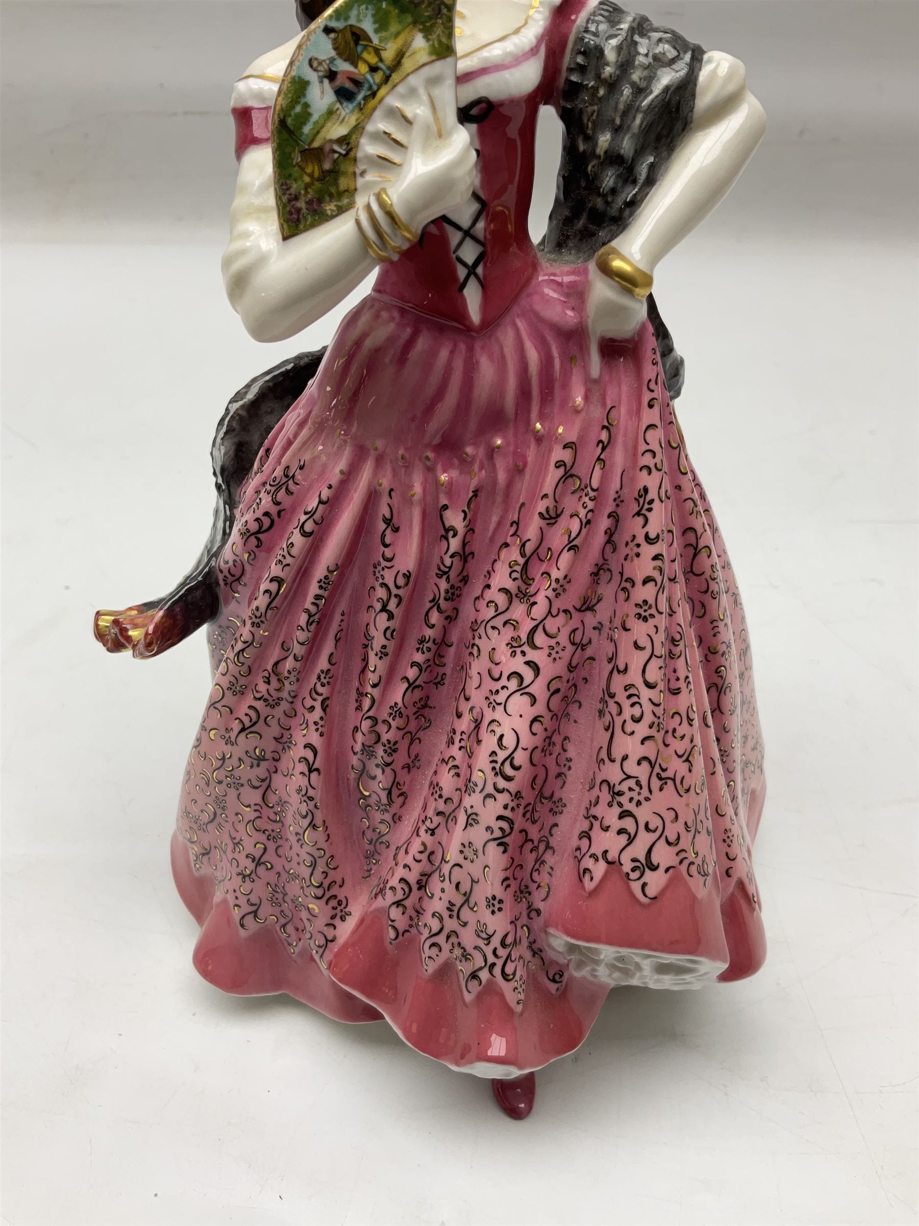Two Coalport Ladies of Fashion figures, Shirley and Lorraine, both with original box, together with Royal Doulton figure, Carman from Opera Heroins Collection, with certificate of authenticity 