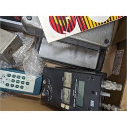 Electrical testing equipment and similar, to include Levell Transistor RC Ocillator type TG 150M, PYE Function Tester, RigExpert AA-200, etc