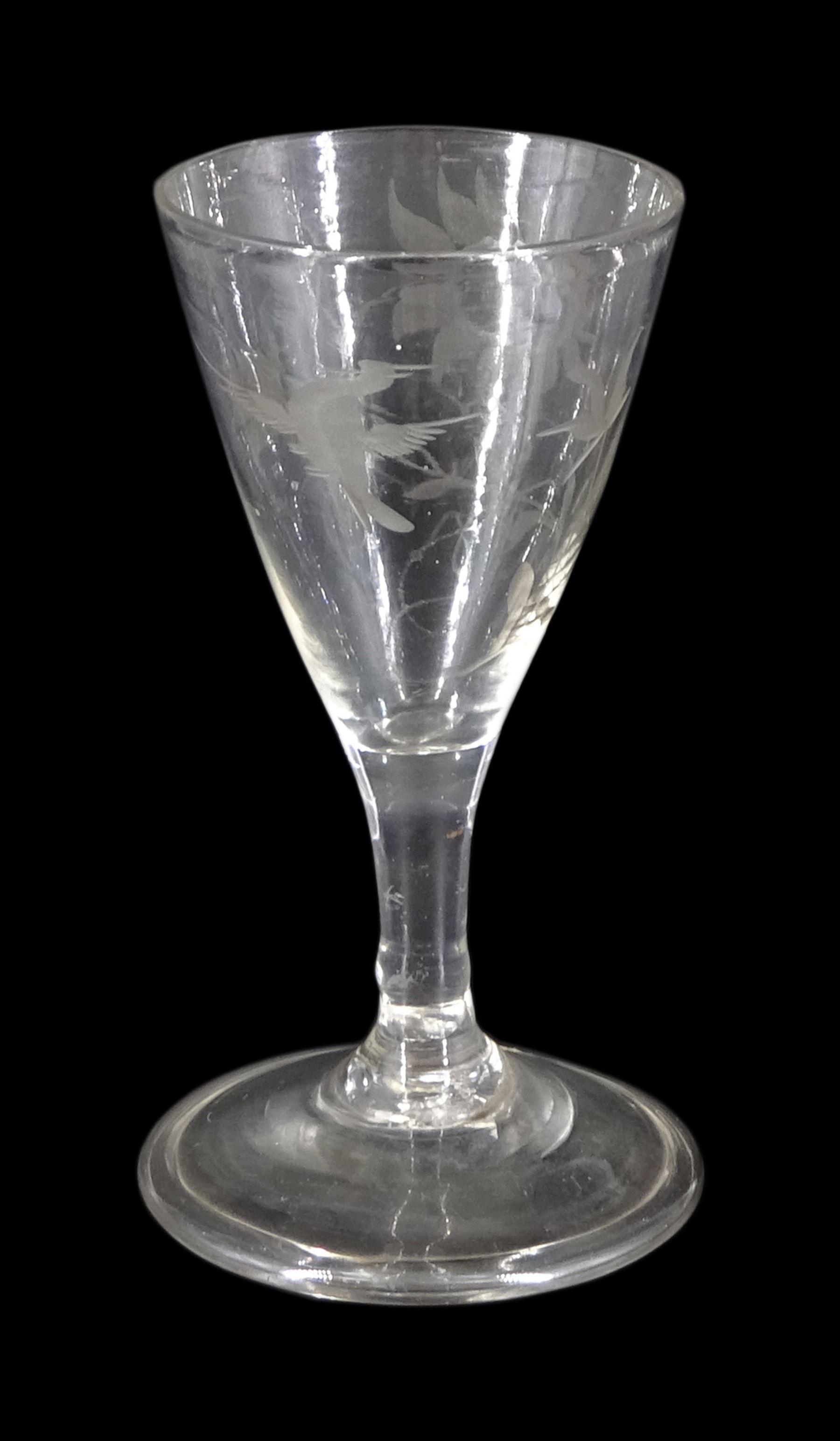 18th century drinking glass of possible Jacobite interest | Antiques,  Collectables, Ceramics & Small Lots | 13588