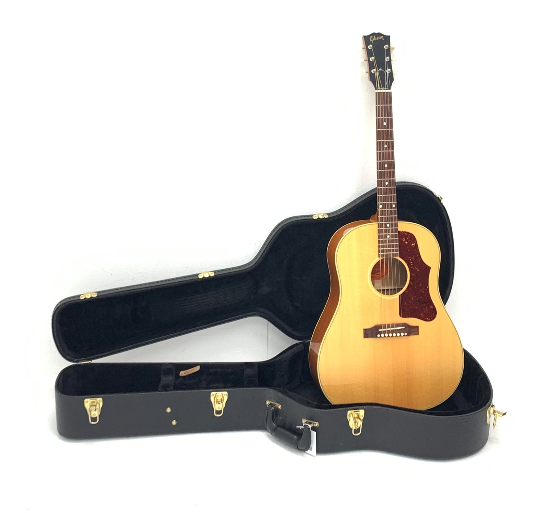 Gibson J50 VOS Custom Shop acoustic guitar, model no. 11686010, Deadknot J45 body with sitka spruce top, scalloped wide x bracing pattern, mahogany back, in carrying case with Gibson certificate of authenticity