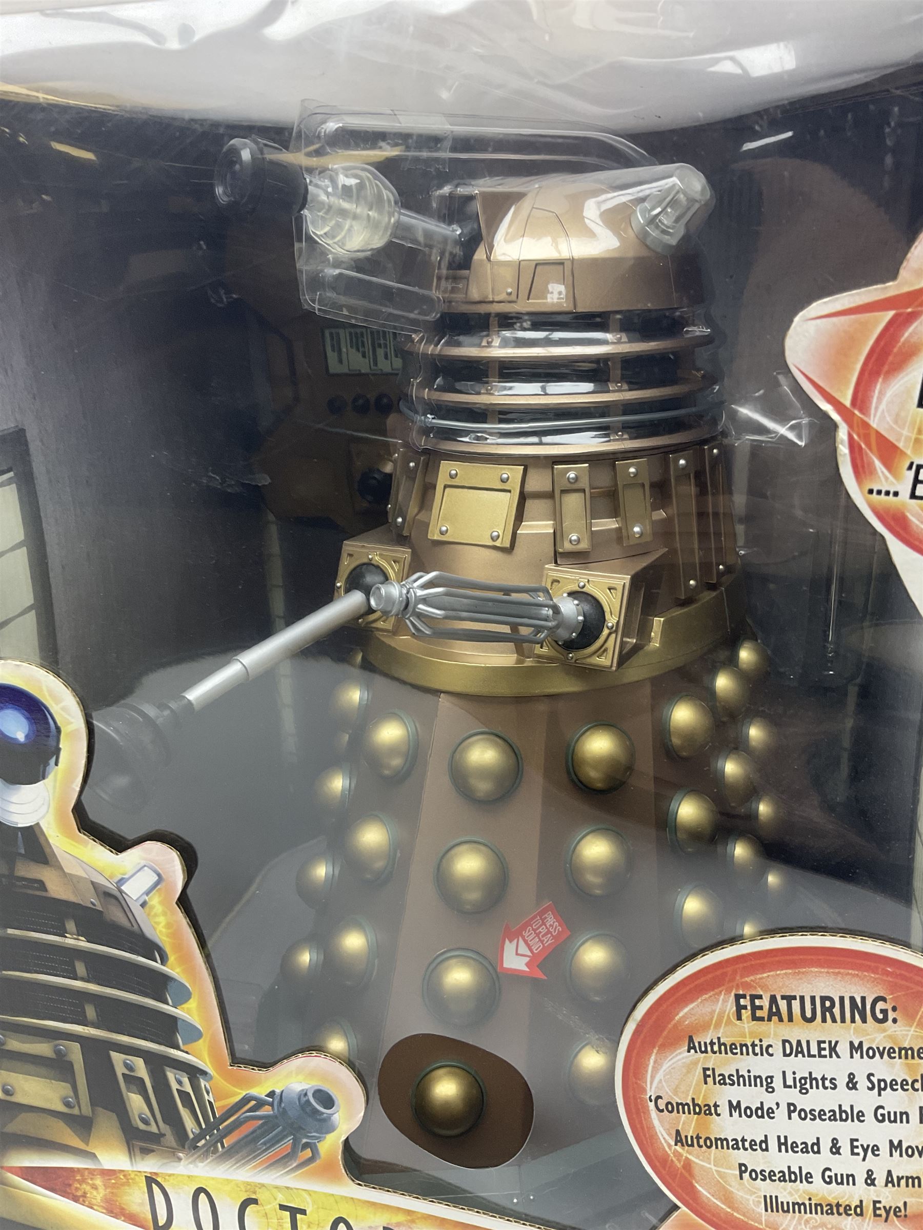 Dr. Who - four boxed collectables by Character Options and Wesco comprising Radio Controlled Dalek, Radio Controlled 1/4 scale K-9, Dalek and Tardis money banks (4)