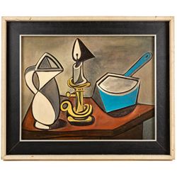 After Pablo Picasso (Spanish 1881-1973): La Casserole Émaillée, coloured print 47cm x 61cm